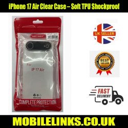 iPhone 17 Air Clear Case – Soft TPU Shockproof | Slim Transparent Protection